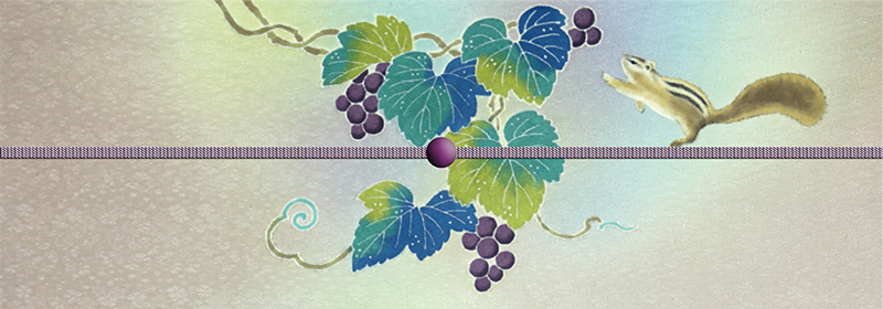 三分紐を締めたイメージ（関東巻）