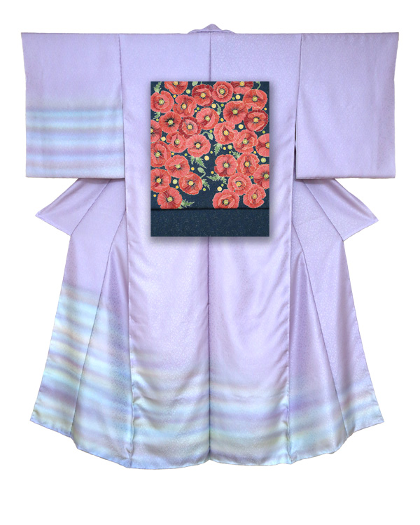 ③訪問着とコクリコ