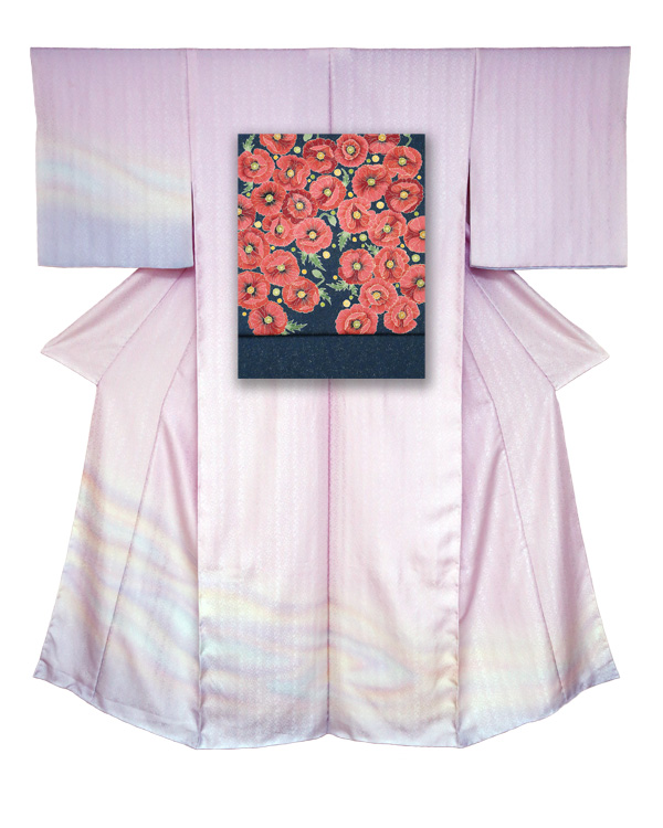 ⑦訪問着とコクリコ